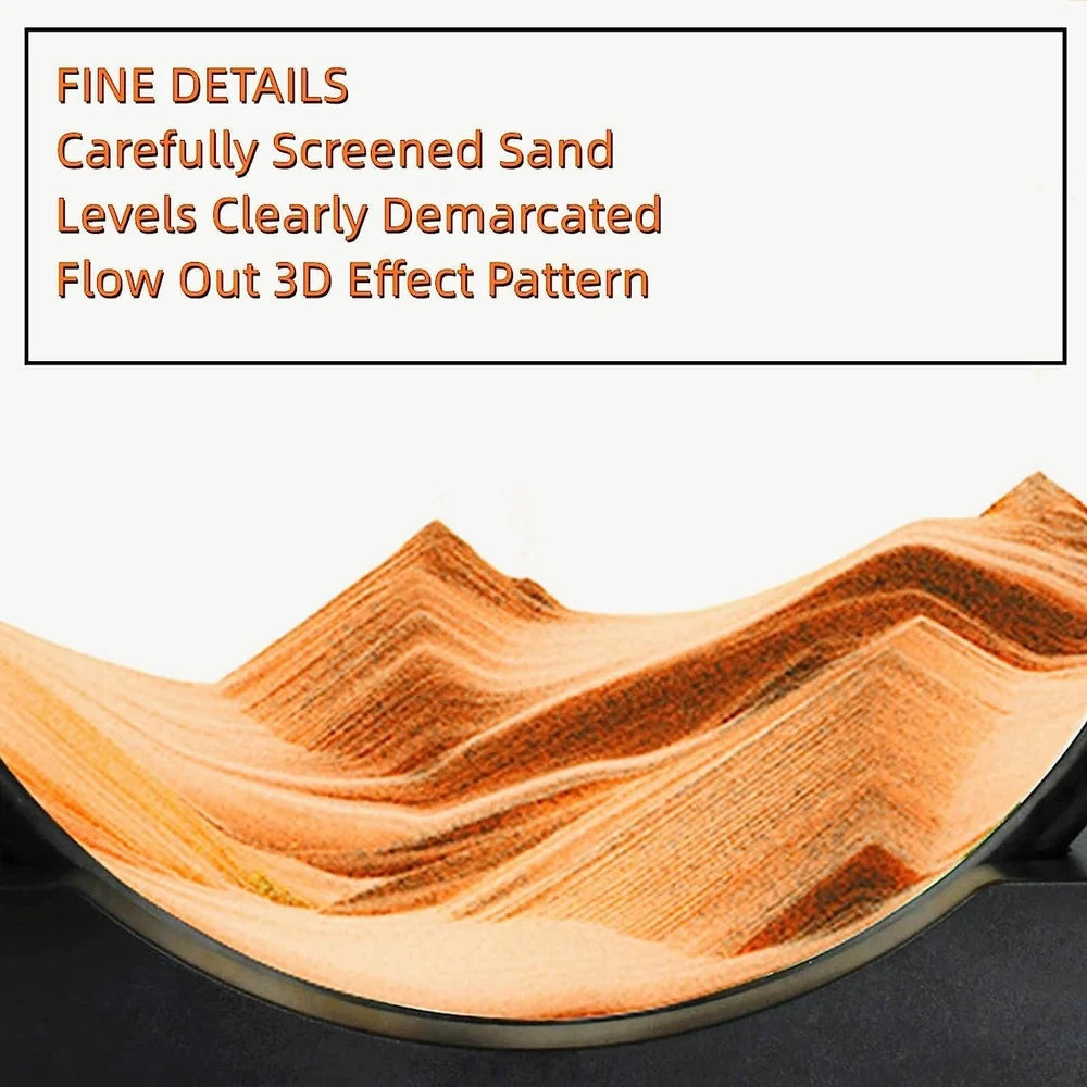 Estoremax Art Picture 3D Dynamic Deep Sea Sand-Scape 7in Blue