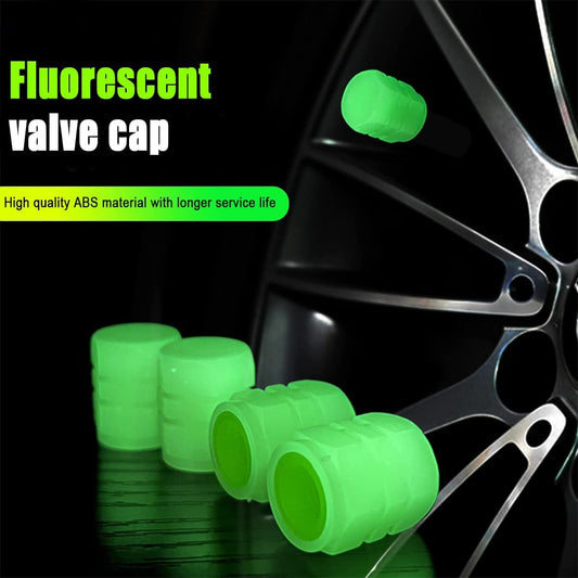 Estoremax Tire Valve Caps – Waterproof, Leak-Proof, and Anti-Theft, Ideal for Cars, SUVs, Motorcycles, and More with Universal Fit (Green, Pack of 4)