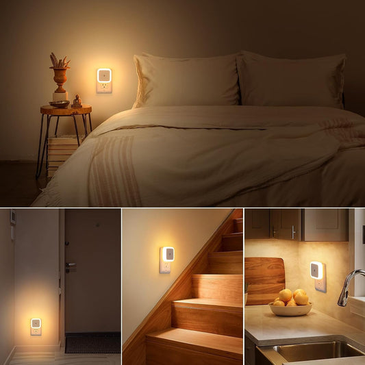 Smart Motion Sensor LED Light | Automatic On/Off Night Lamp | Dim Light Sensor