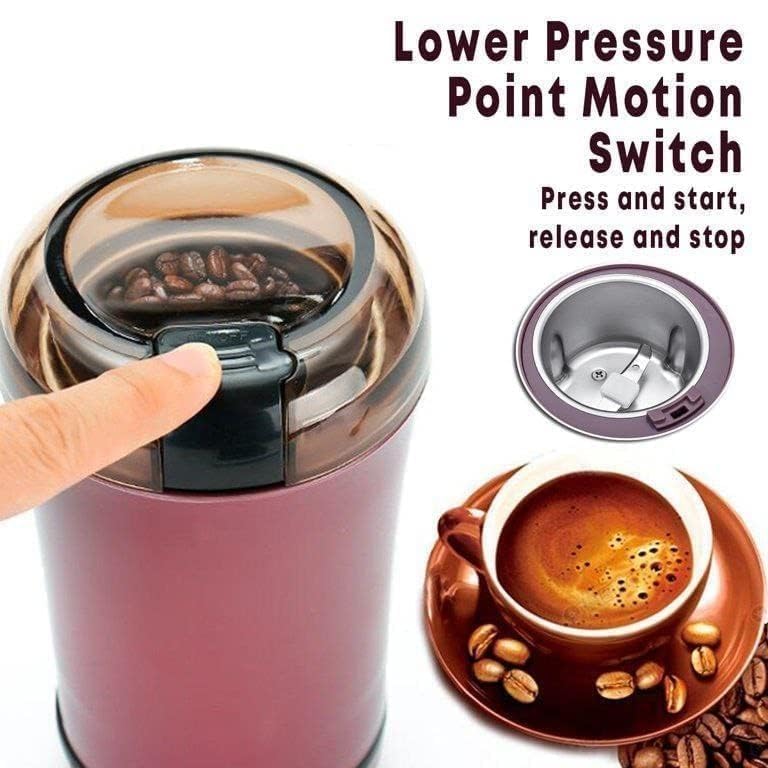 Estoremax Electric Coffee and Spice Grinder, Multi-Purpose Bean Mill, Purple