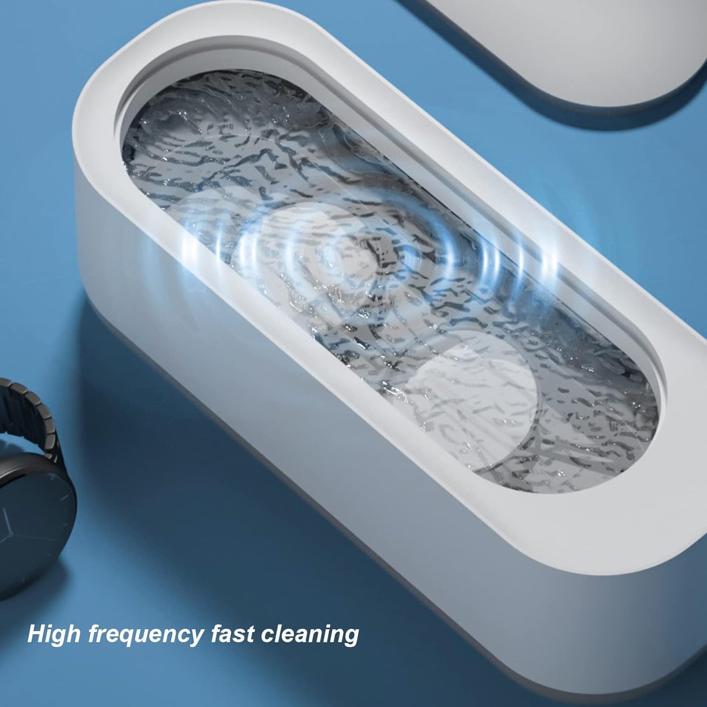 Estoremax for Jewelry, Eyeglasses, Watches and More, Portable Mini Ultrasonic Vibration Machine