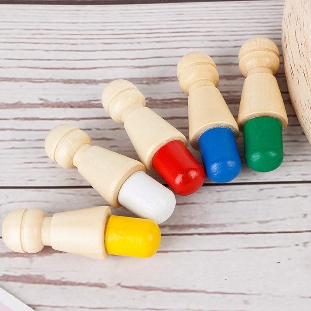 Estoremax Matching Games, Wooden Memory Match Stick Chess Game,BLOWEST Colorful Memory Chess, Funny Block Board Game, Early Educational Toy, Brain Trainig Games