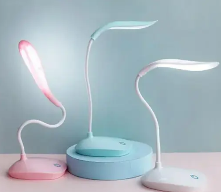 HT Study lamp Rechargeable Led Touch On Off Switch Student Study Reading lamp Study Lamp (Multicolor)