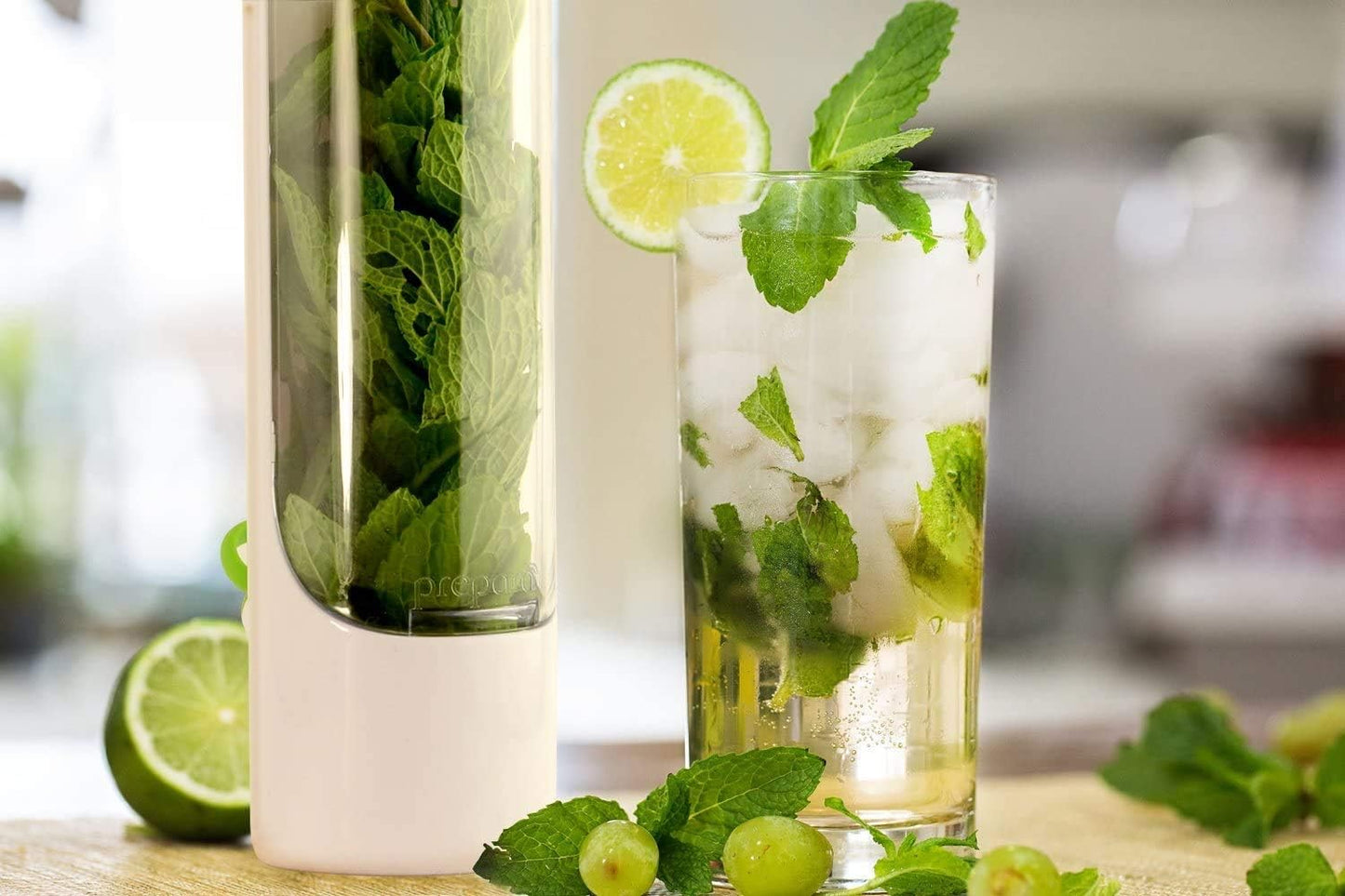ESTOREMAX Herb Saver Pod for Fridge, Plastic Storage Container Keeps Herbs Fresh Longer.