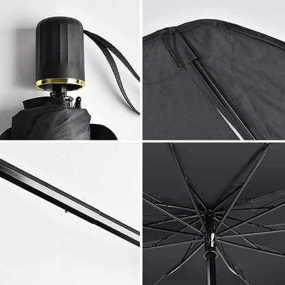 ESTOREMAX Car Sunshade Windshield Cover, Umbrella Windshield Sunshade for Car Front Window Sun Protection & Heat Insulation Foldable Sun Shade Full Cover Sunshade for Most Vehicles